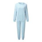 Plus-Size Dames Loungewear Set met Elastische Tailleband