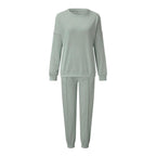 Plus-Size Dames Loungewear Set met Elastische Tailleband