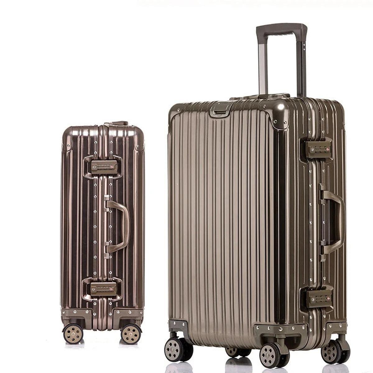 Premium Aluminium-Magnesium Harde Koffer Met 360° Spinner Wielen