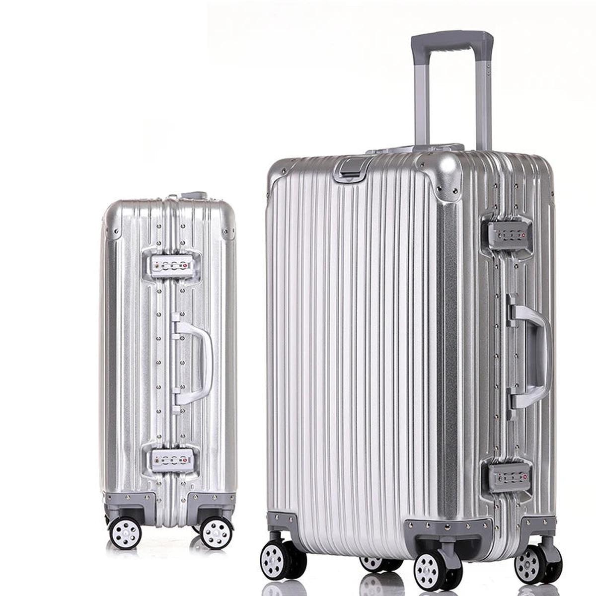 Premium Aluminium-Magnesium Harde Koffer Met 360° Spinner Wielen