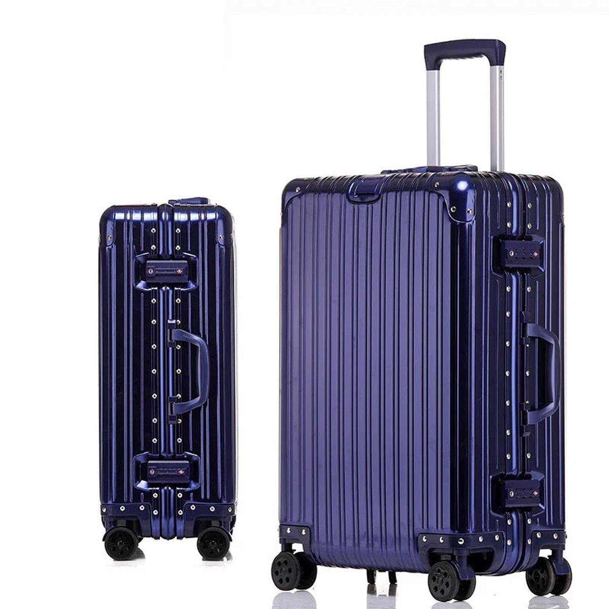 Premium Aluminium-Magnesium Harde Koffer Met 360° Spinner Wielen