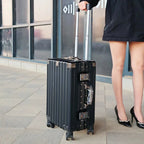 Premium Harde Koffer Met Aluminium Frame En 360° Spinner Wielen