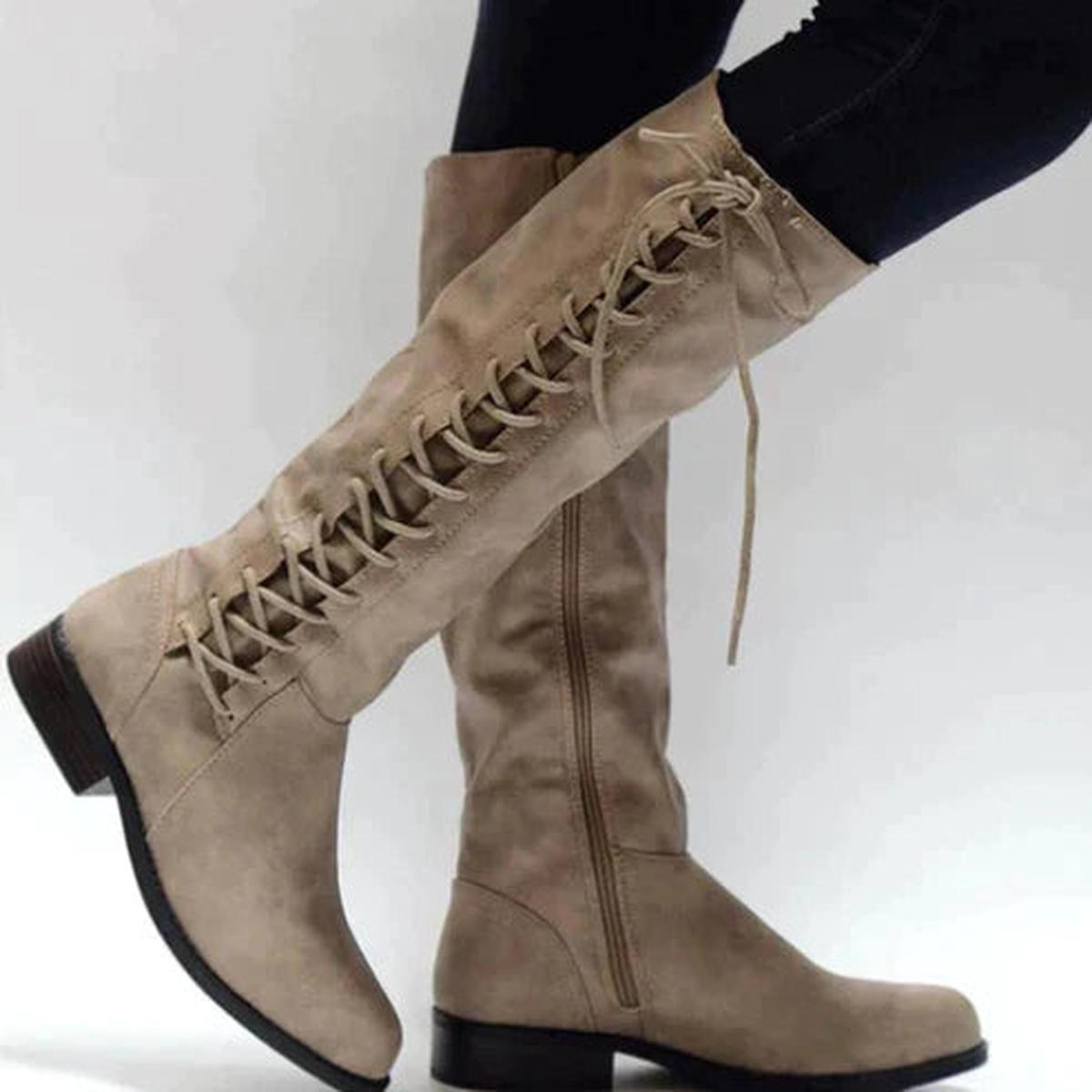 Premium Leren Veterschoenen Met Slipbestendige Zool En Thermische Isolatie