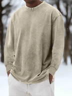 Relaxed Fit Crewneck Sweater Voor Heren