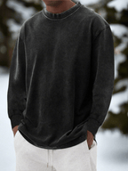 Relaxed Fit Crewneck Sweater Voor Heren