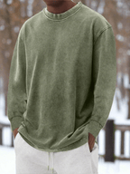 Relaxed Fit Crewneck Sweater Voor Heren