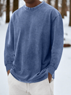 Relaxed Fit Crewneck Sweater Voor Heren