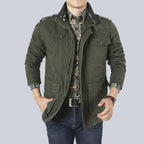 Relaxed Fit Multi-Pocket Utility Jas Voor Heren