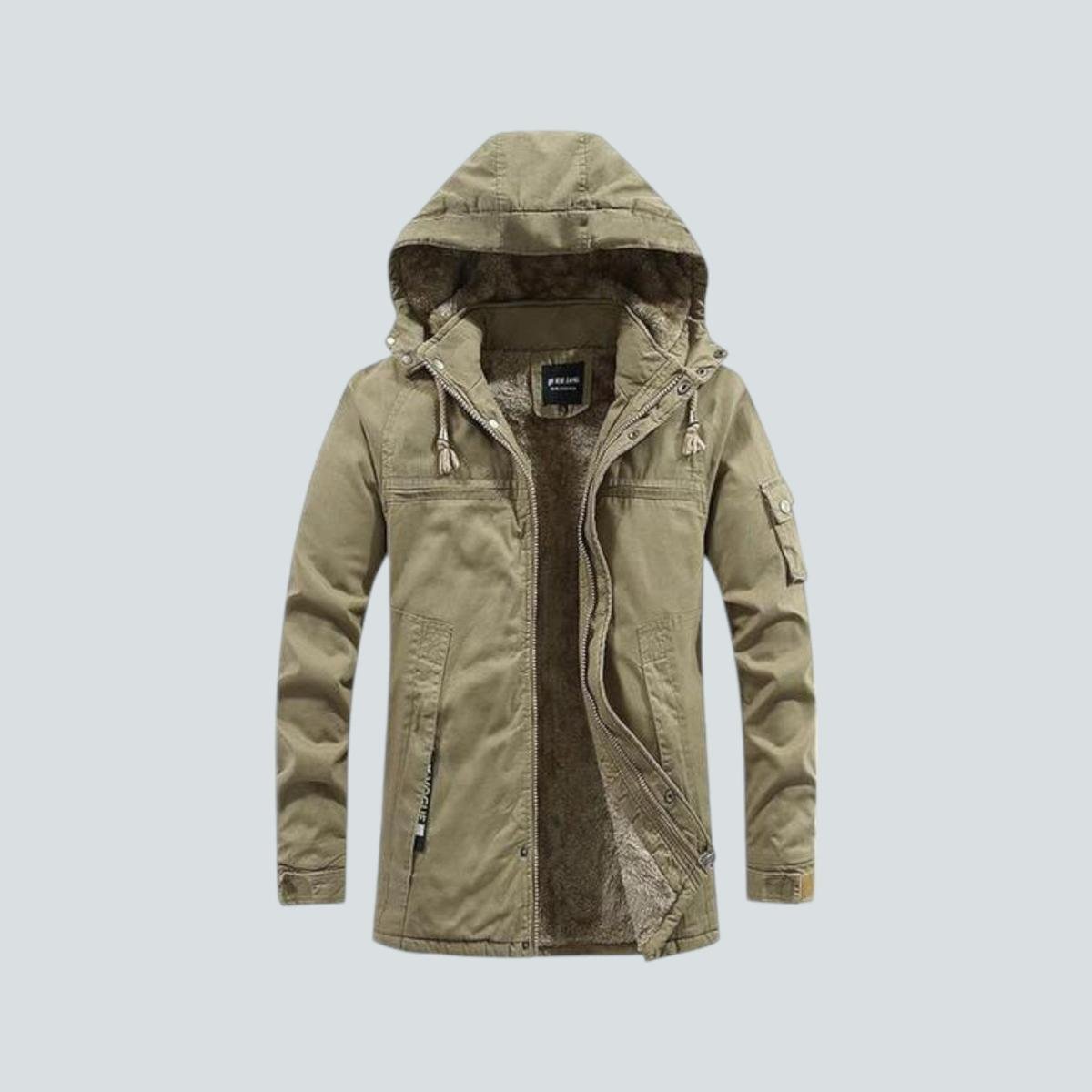 Retro-geïnspireerde Winterjas met Capuchon
