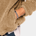 Reversible Fleece Jacket Voor Mannen Met Volledige Ritssluiting