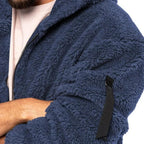 Reversible Fleece Jacket Voor Mannen Met Volledige Ritssluiting