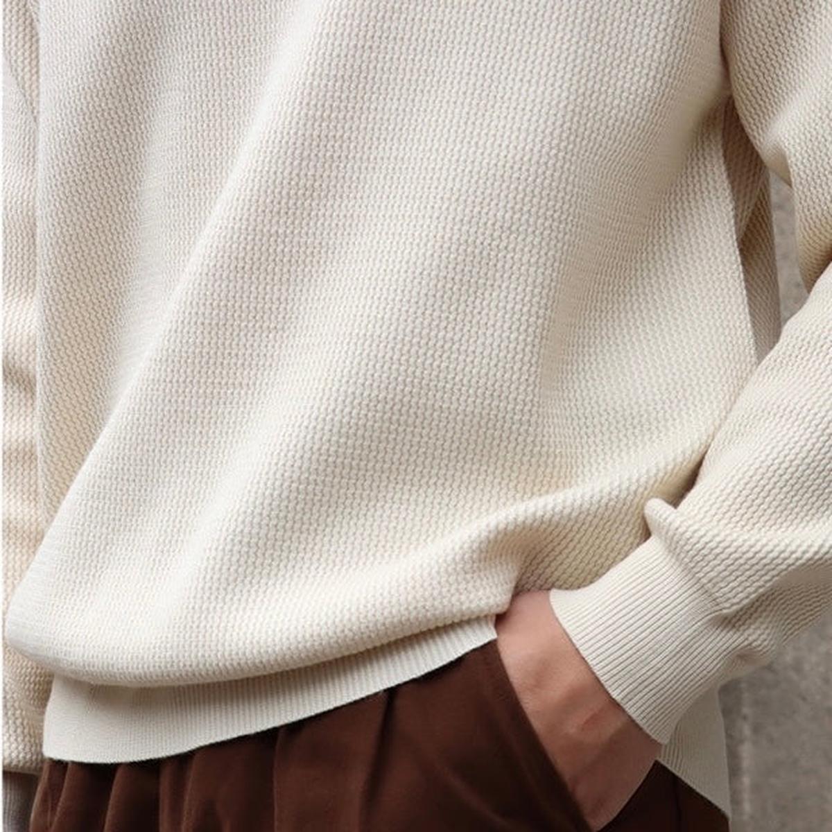 Ribtrui Voor Heren Met Lange Mouwen Van Katoenmix