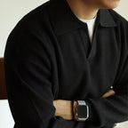 Ribtrui Voor Heren Met Lange Mouwen Van Katoenmix