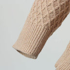 Robuust Gebreid Heren Vest met Opstaande Kraag