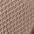 Robuust Gebreid Heren Vest met Opstaande Kraag