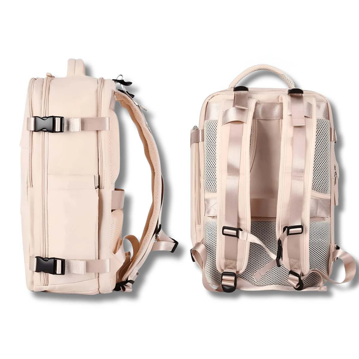 Ruime Reisrugzak Met USB Oplaadpoort En Schoencompartiment