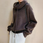 Ruimvallend Wollen Coltrui voor Dames - Herfst/Winter Stijl