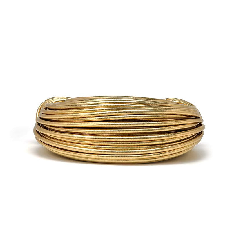 Gouden gedraaide handtas