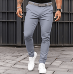 Slim-Fit Chino Broek Voor Mannen - Ademend En Stretchmateriaal Voor Herfst