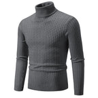 Slim Fit Heren Kabeltrui Van Wol Voor Herfst En Winter