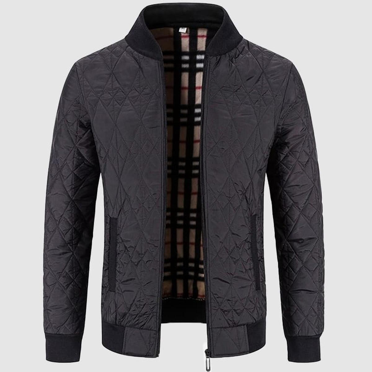 Staande Kraag Fluwelen Casual Jas