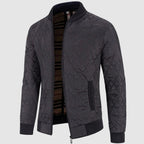 Staande Kraag Fluwelen Casual Jas