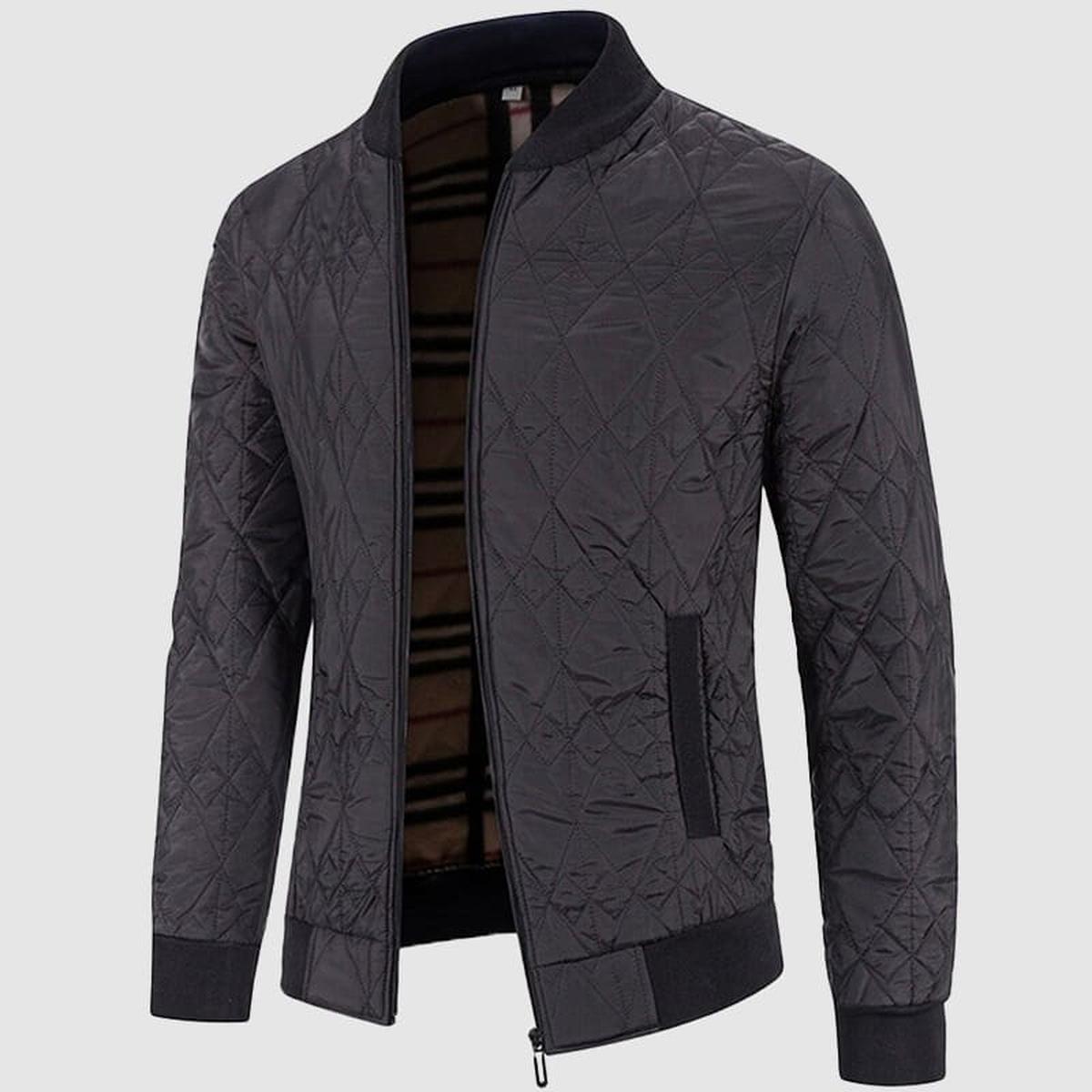 Staande Kraag Fluwelen Casual Jas