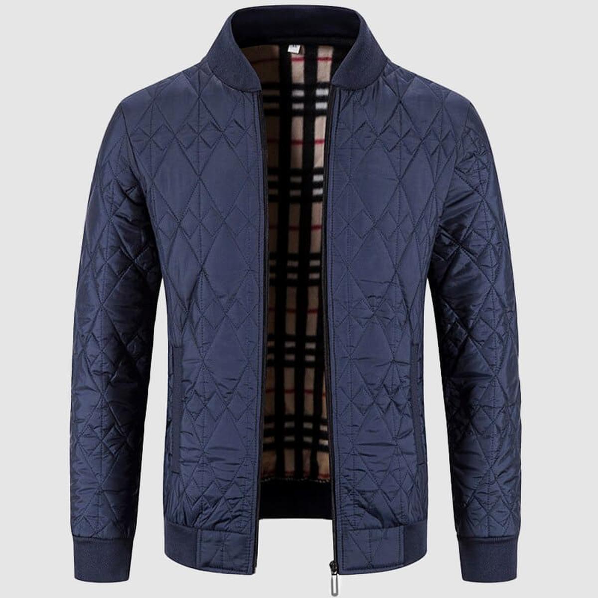 Staande Kraag Fluwelen Casual Jas
