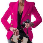 Stijlvolle Luxe Blazer Met Thermische Voering