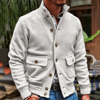 Textured Slim Fit Overhemdjas