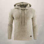 Textuur Slim Fit Hoodie Trui Voor Mannen