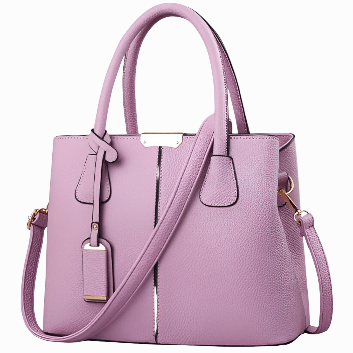 Tijdloze Leren Schoudertas Voor Vrouwen Met Buitenvak