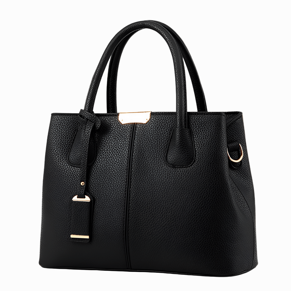 Tijdloze Leren Schoudertas Voor Vrouwen Met Buitenvak