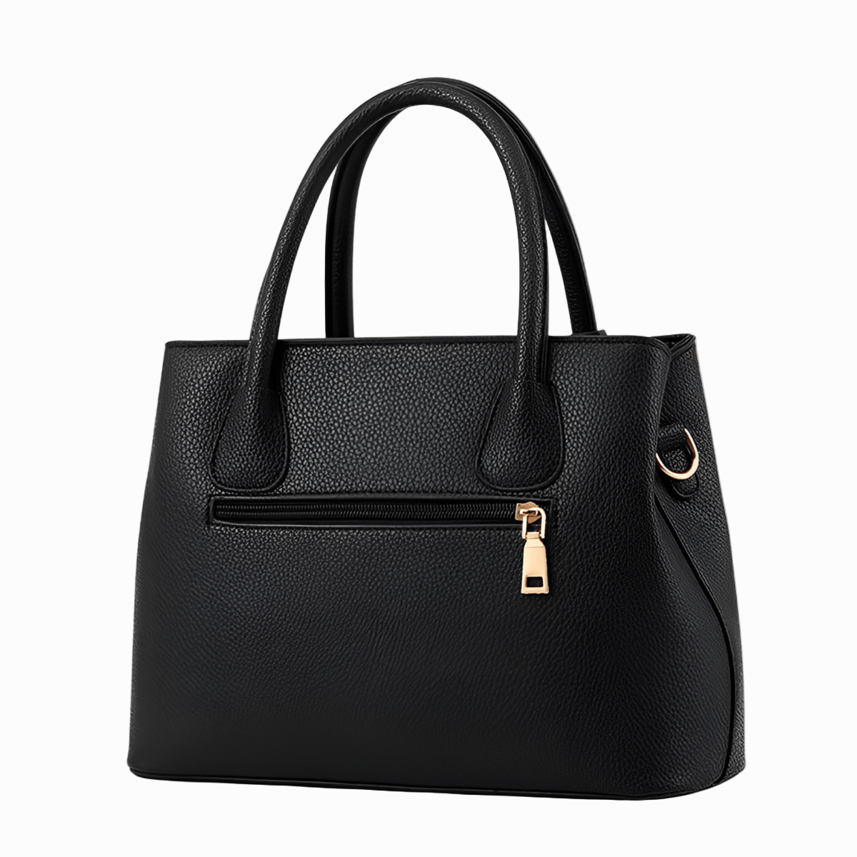 Tijdloze Leren Schoudertas Voor Vrouwen Met Buitenvak