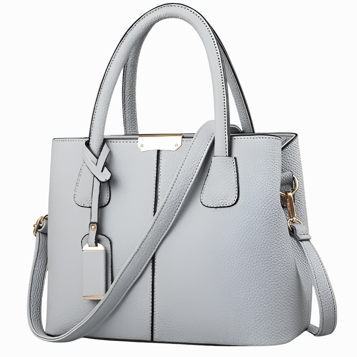 Tijdloze Leren Schoudertas Voor Vrouwen Met Buitenvak