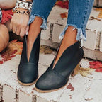 Trendy Dames Enkellaarsjes met Hakken