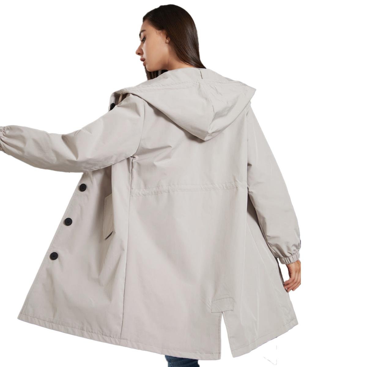 Ultralichte Waterdichte Capuchonjas Voor Dames