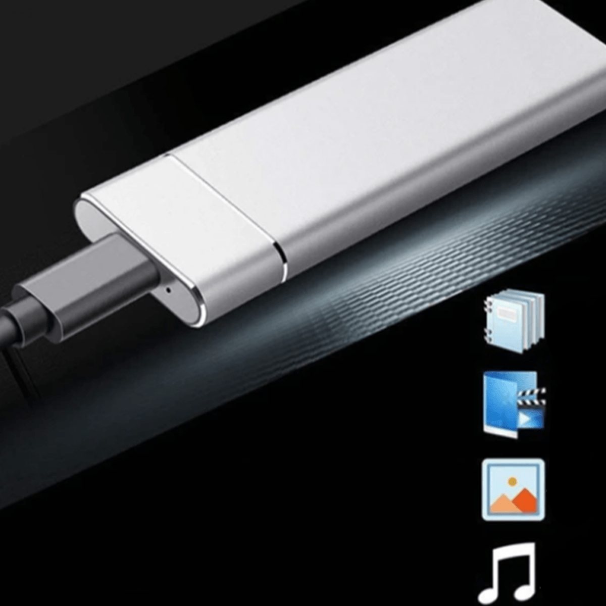 Ultrasnelle Externe Harde Schijf 1TB/2TB USB 3.1 Type-C