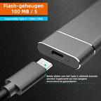 Ultrasnelle Externe Harde Schijf 1TB/2TB USB 3.1 Type-C