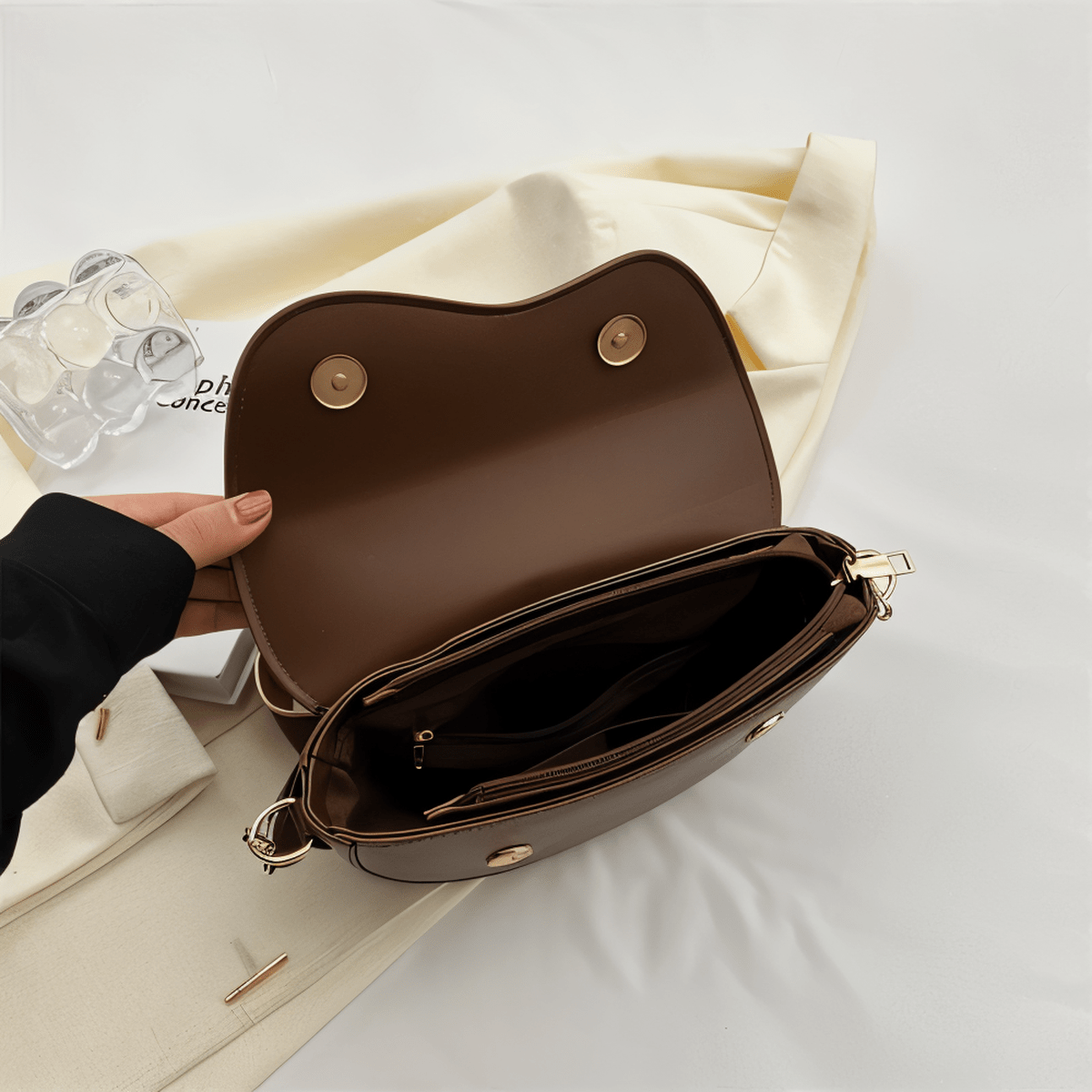 Vegan Leer Crossbody Tas Voor Vrouwen - Stijlvol En Duurzaam