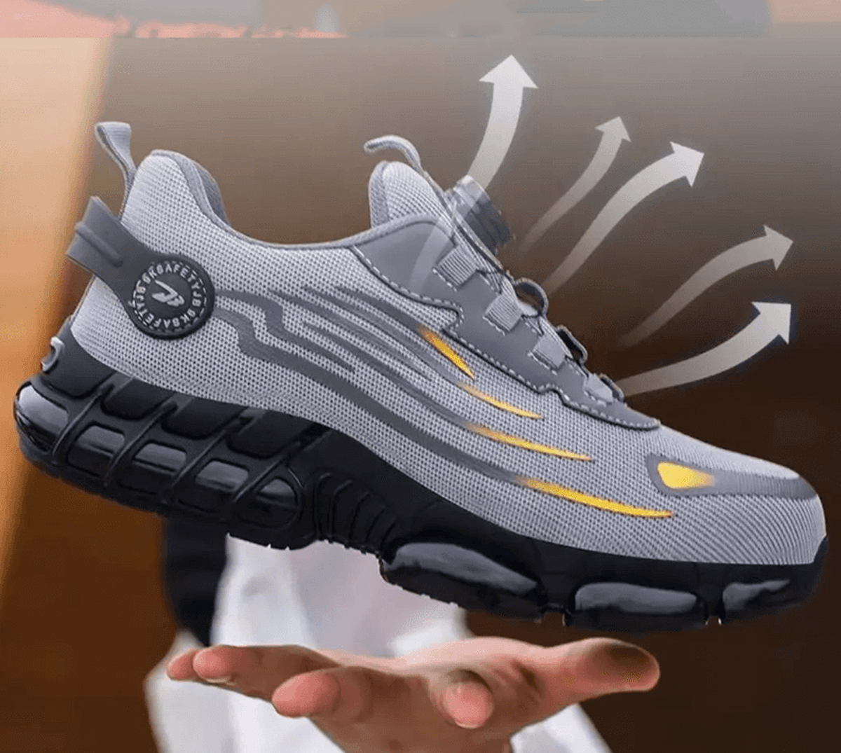 Veiligheidsschoenen voor heren met Kevlar-zolen