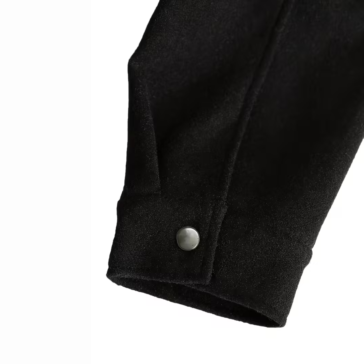 Warm Heren Shacket / Overhemdjas met Borstzakken