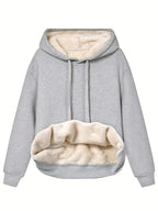 Warme Fleece Hoodie Voor Comfort En Stijl