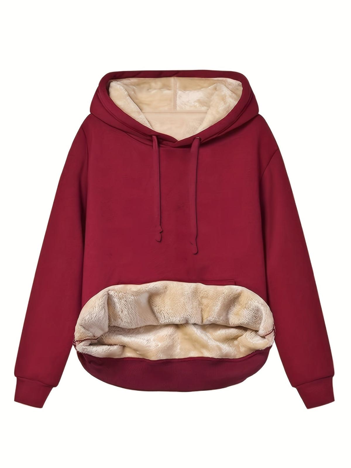 Warme Fleece Hoodie Voor Comfort En Stijl