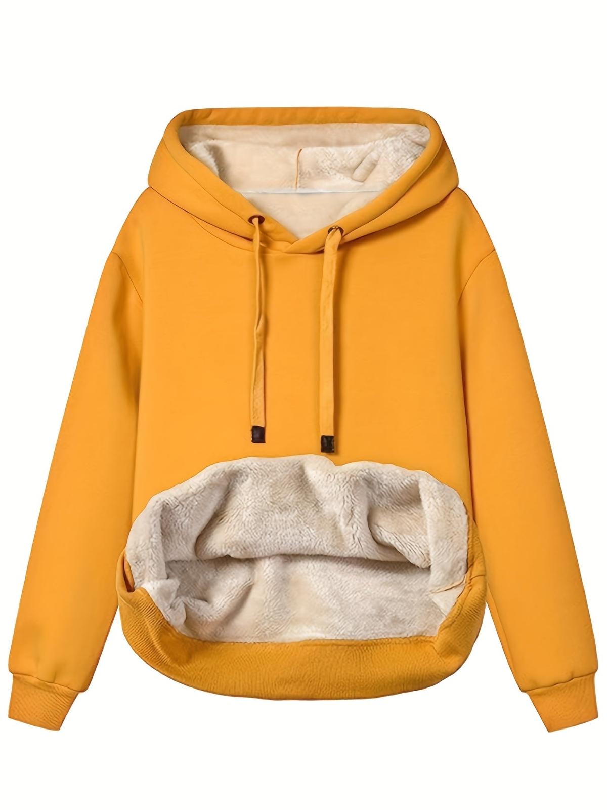 Warme Fleece Hoodie Voor Comfort En Stijl