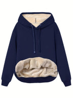 Warme Fleece Hoodie Voor Comfort En Stijl