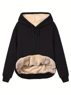 Warme Fleece Hoodie Voor Comfort En Stijl