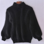 Warme Mohair Coltrui met Lantaenmouwen