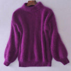 Warme Mohair Coltrui met Lantaenmouwen