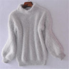 Warme Mohair Coltrui met Lantaenmouwen